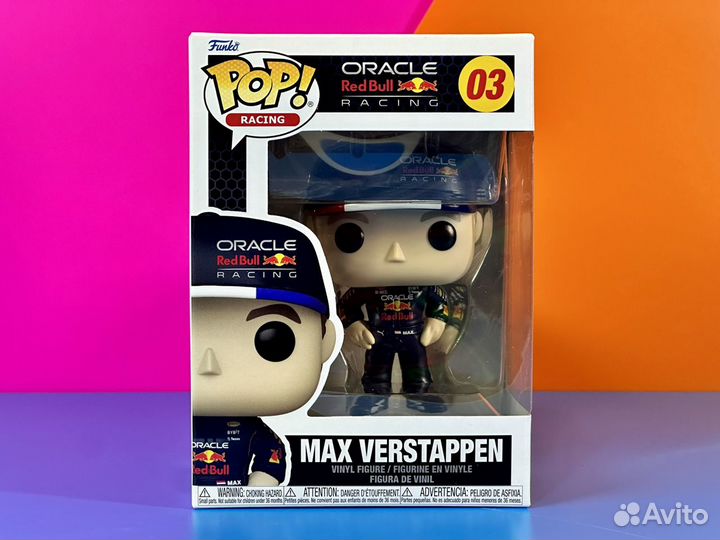 Funko Pop Racing 03 Max Verstappen F1 Red Bull