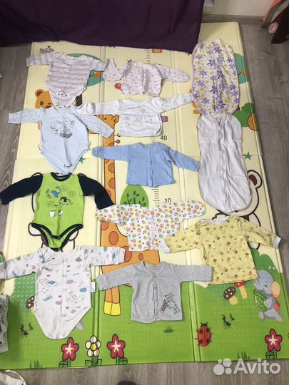 Одежда на малыша пакетом
