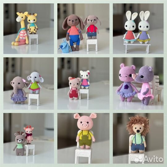 Вязаная игрушка ручной работы