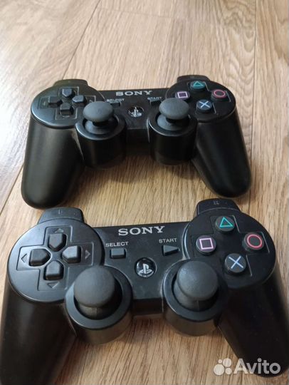 Ps3 2 джойстика 11игр состояние отличное