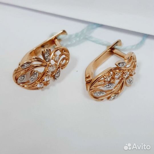 Золотые серьги