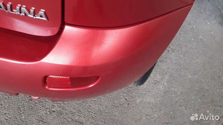 Задний бампер на калину 1