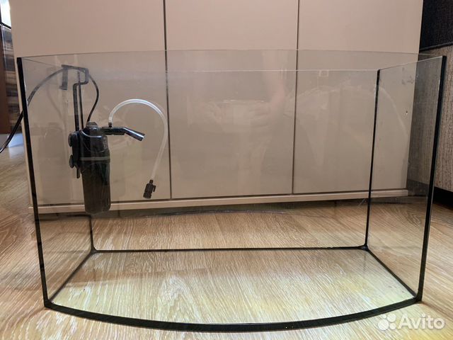 Комплект аквариум на 40 литров, фильтр, грунт