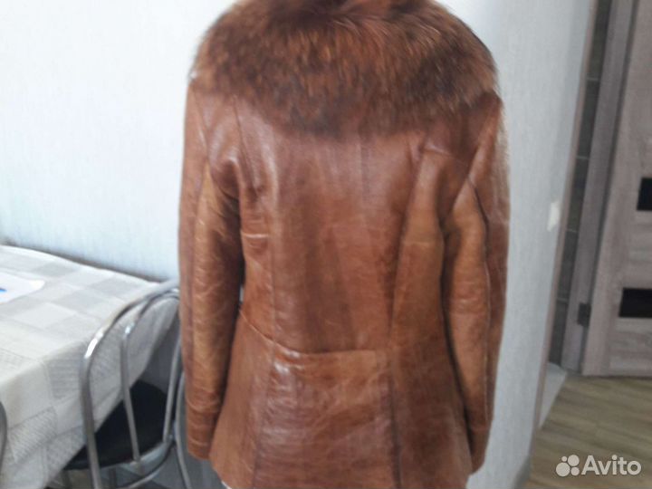 Дубленка натуральная женская 44 46