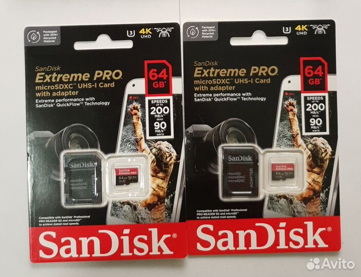 Карта памяти: SanDisk micro sdxc Extreme Pro