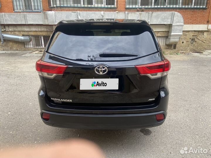 Toyota Highlander 3.5 AT, 2017, 81 000 км