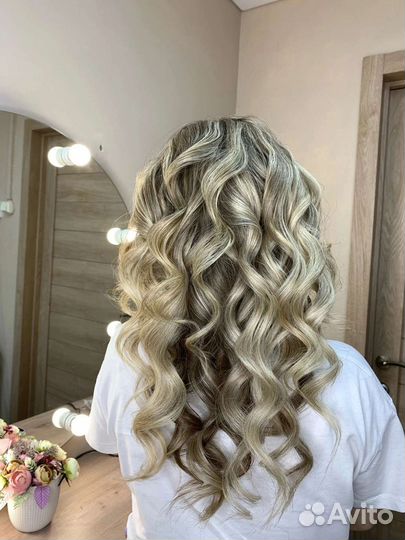 Прически, локоны, косы Парковый