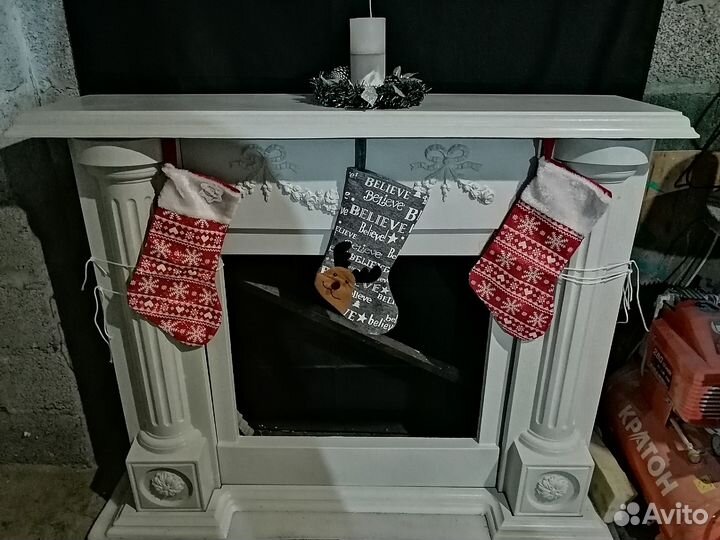 Камин декоративный / фальш камин / из бетона