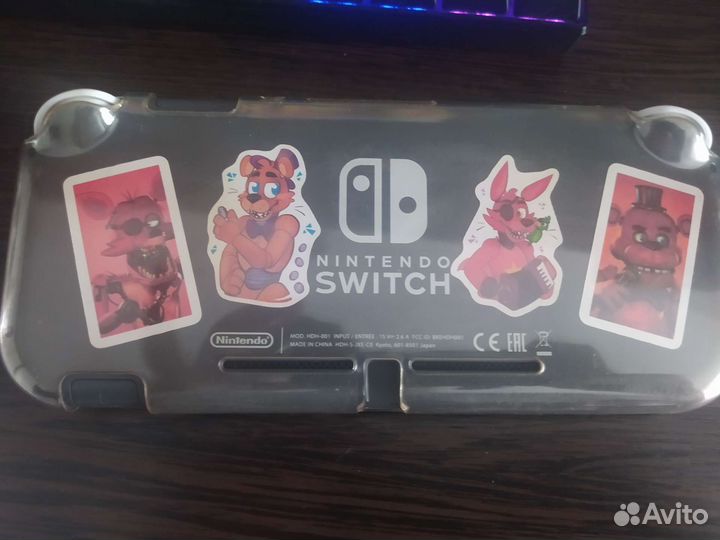 Nintendo switch lite с играми+картридж