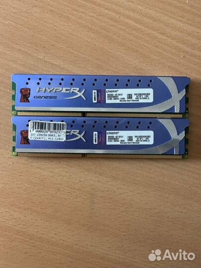 Оперативная память Kingston HyperX DDR3 1600 2x4GB