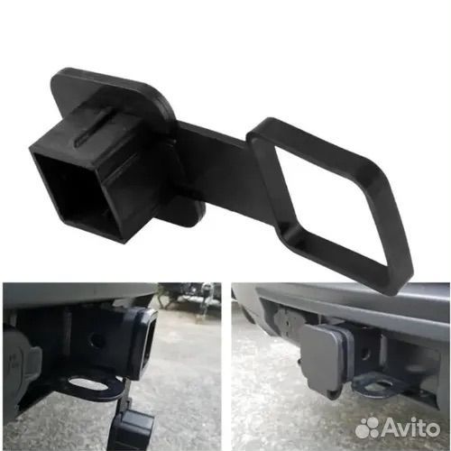 Заглушка резиновая под американский фаркоп 50*50