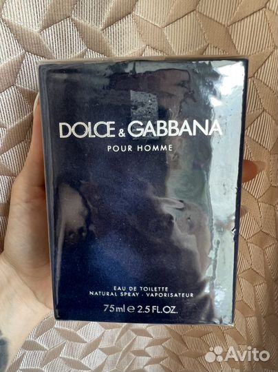 Dolce & Gabbana pour homme edt 75 мл