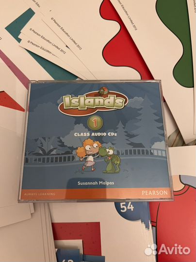 Карточки со словами английский Islands Pearson