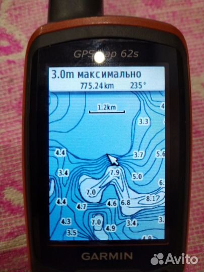 Карта глубин внутренних вод РФ для Garmin