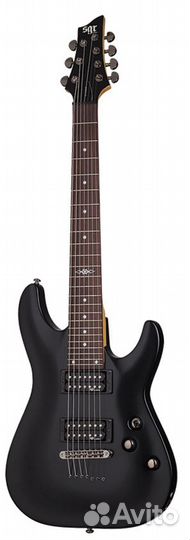 Электрогитара Schecter SGR C-7 BLK, цвет черный