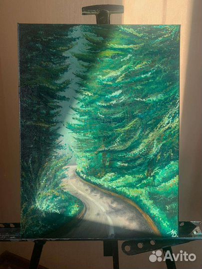 Картина маслом пейзаж 