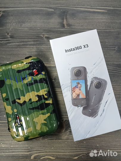 Insta360 X3, 360 камера. Кейс с лямкой