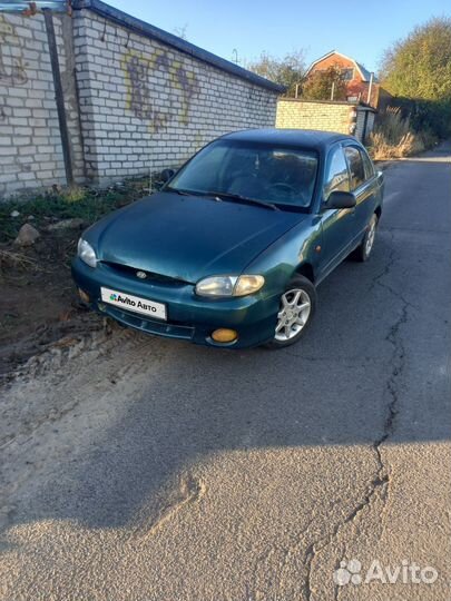Hyundai Accent 1.5 МТ, 1998, 302 928 км