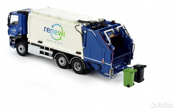 1/50 мусоровоз DAF коммунальная машина Tekno