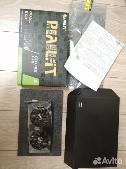 Видеокарта Palit nvidia GeForce GTX 1660TI 6гб днс