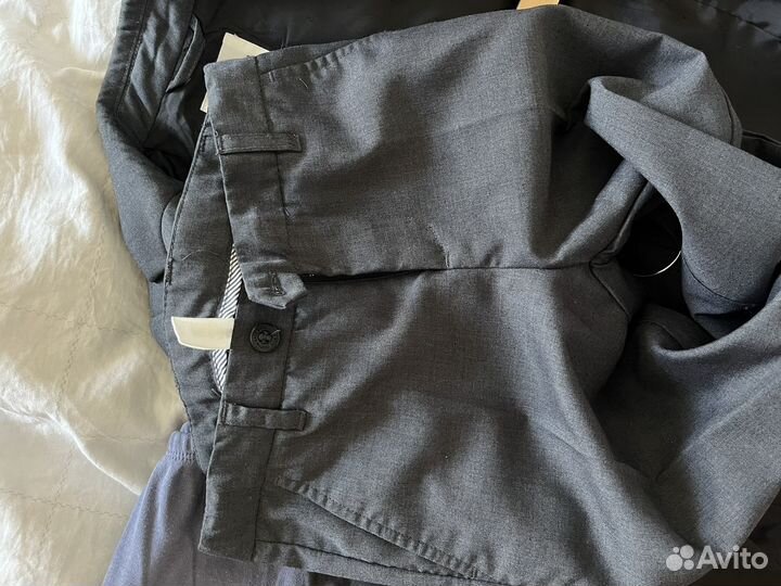 Школьный костюм для мальчика 128 134 серый