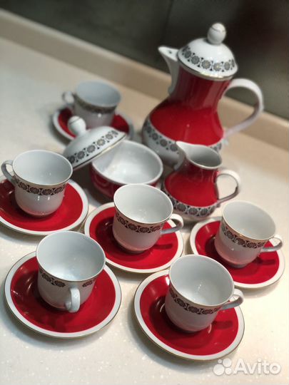 Сервиз кофейный Freiberger Porzellan, Германия