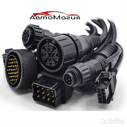 Сканер Delphi Делфи для грузовых с переходниками