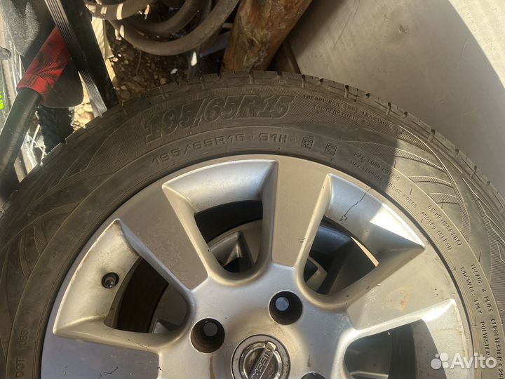 Колеса r 15 летние 65/195