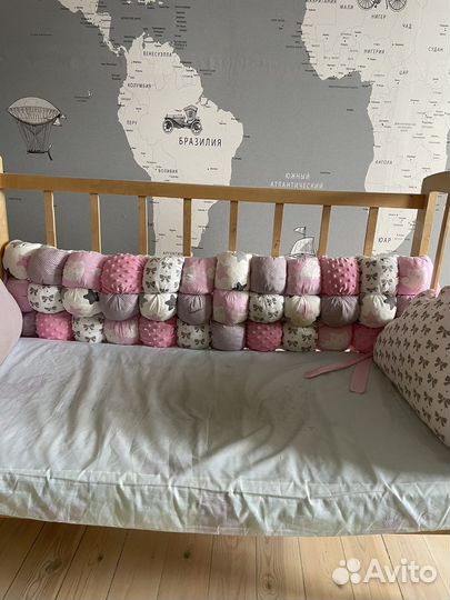 Бортики в детскую кроватку