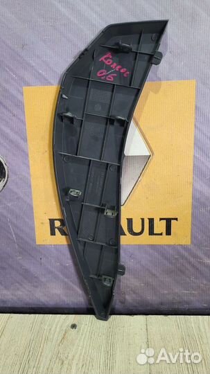 Заглушка торпеды парприза панели Renault koleos Ле