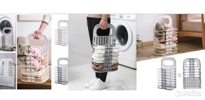 Корзина для белья с крючком