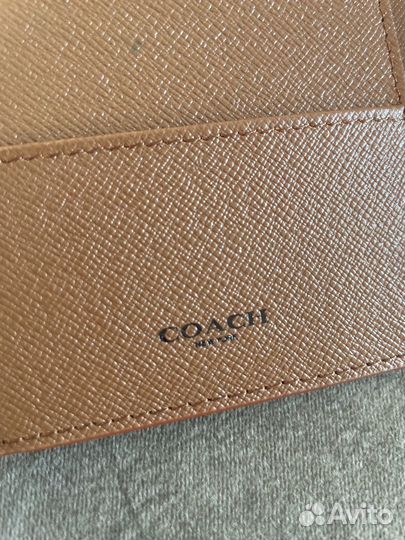 Обложка на паспорт coach