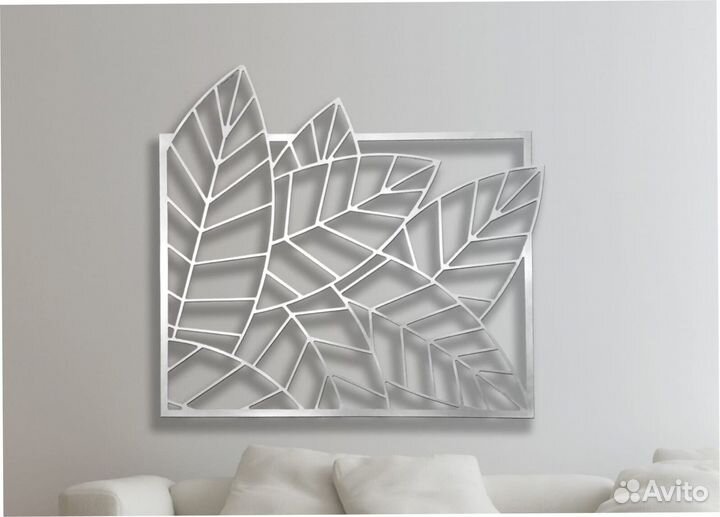 Картина на стену металлическая