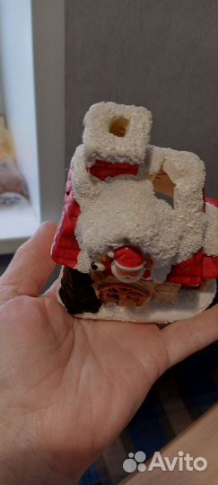 Керамический домик Дед Мороза