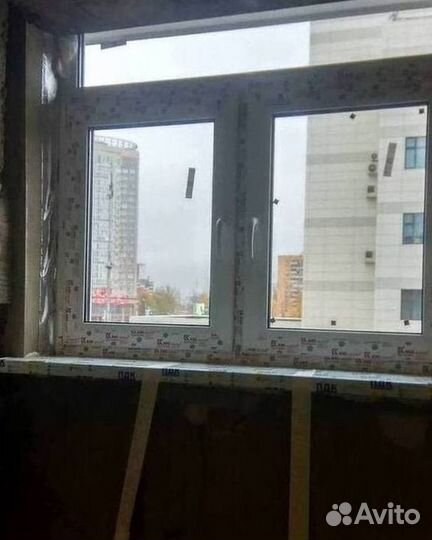 Остекление окон и балконов пвх
