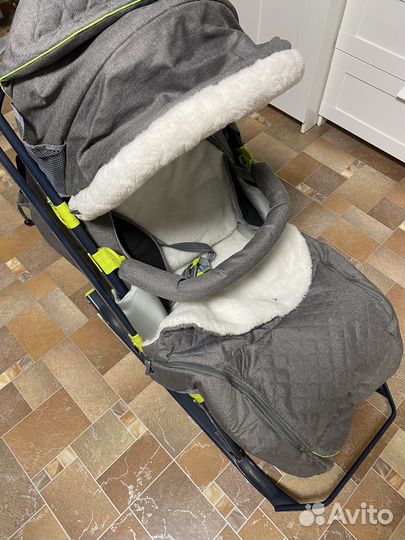 Санки коляска Nika kids 3-7