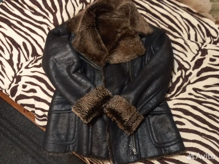 Дубленка женская короткая 42 44