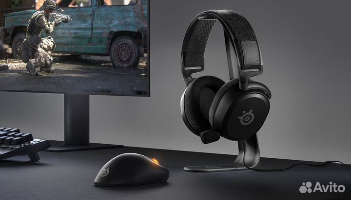 Гарнитура игровая SteelSeries Arctis Prime, черный