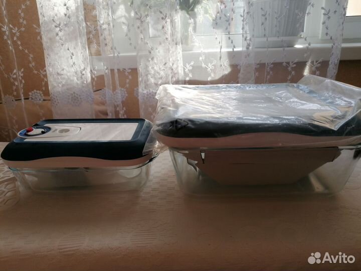 Вакуумный контейнер braun 2шт комплект, Новый
