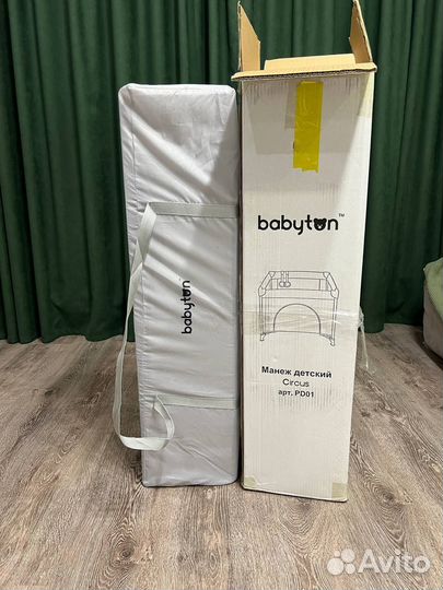 Манеж Babyton Circus Grey