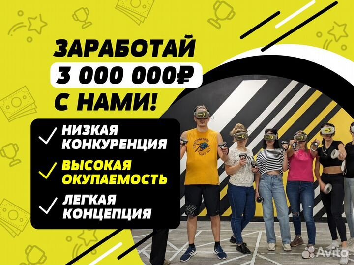 Франшиза Виртуальная реальность VR