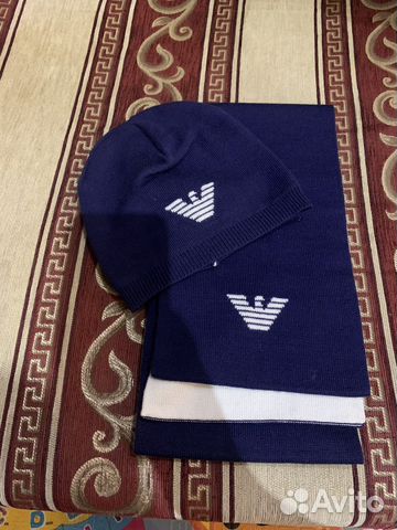 Комплект шапка и шарф для мальчика