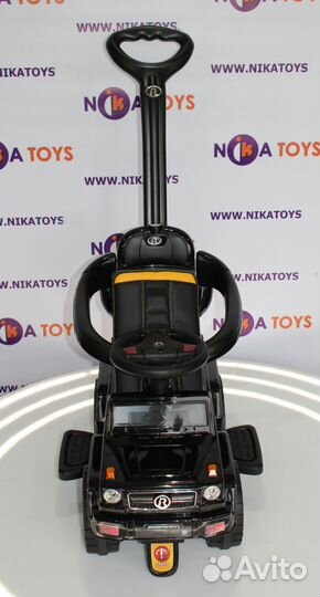 Каталка-машинка (толокар) Gelentvagen 7666 черная