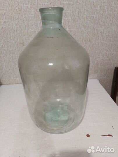 Бутыль стеклянная СССР 10 литров