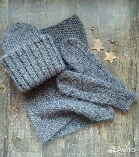 Зимний комплект из мохера