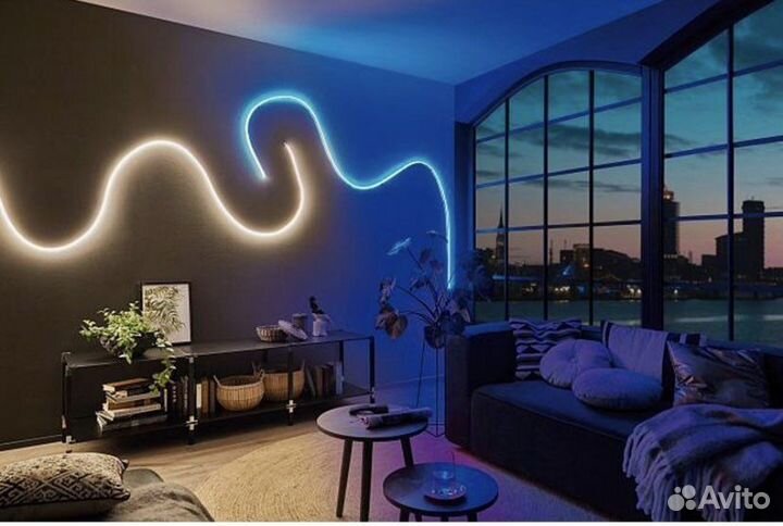 Светодиодная лента с пультом 5 м