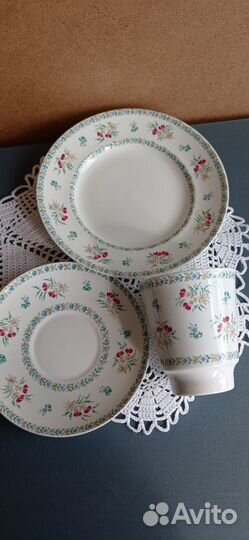 Кофейное трио лфз Костяной фарфор