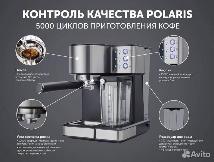Кофеварка polaris PCM 1536E Adore Cappuccino