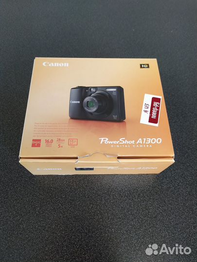Фотоаппрат Canon PowerShot A1300 в кейсе