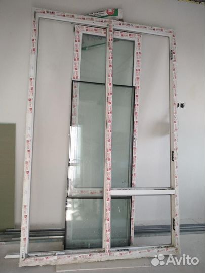 Балконная дверь с окном бу